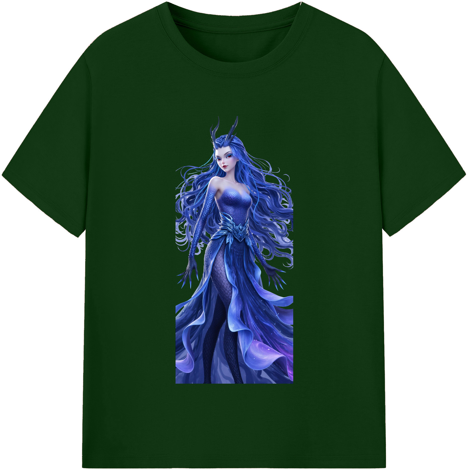 （画像用） Ne Zha 2 ナタ 魔童の大暴れ 綿100％半袖Tシャツ（フロントプリント）